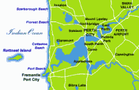 Perth Metropolitan Map